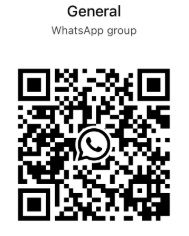QR code to join the Blue Shrimps WhatsApp group